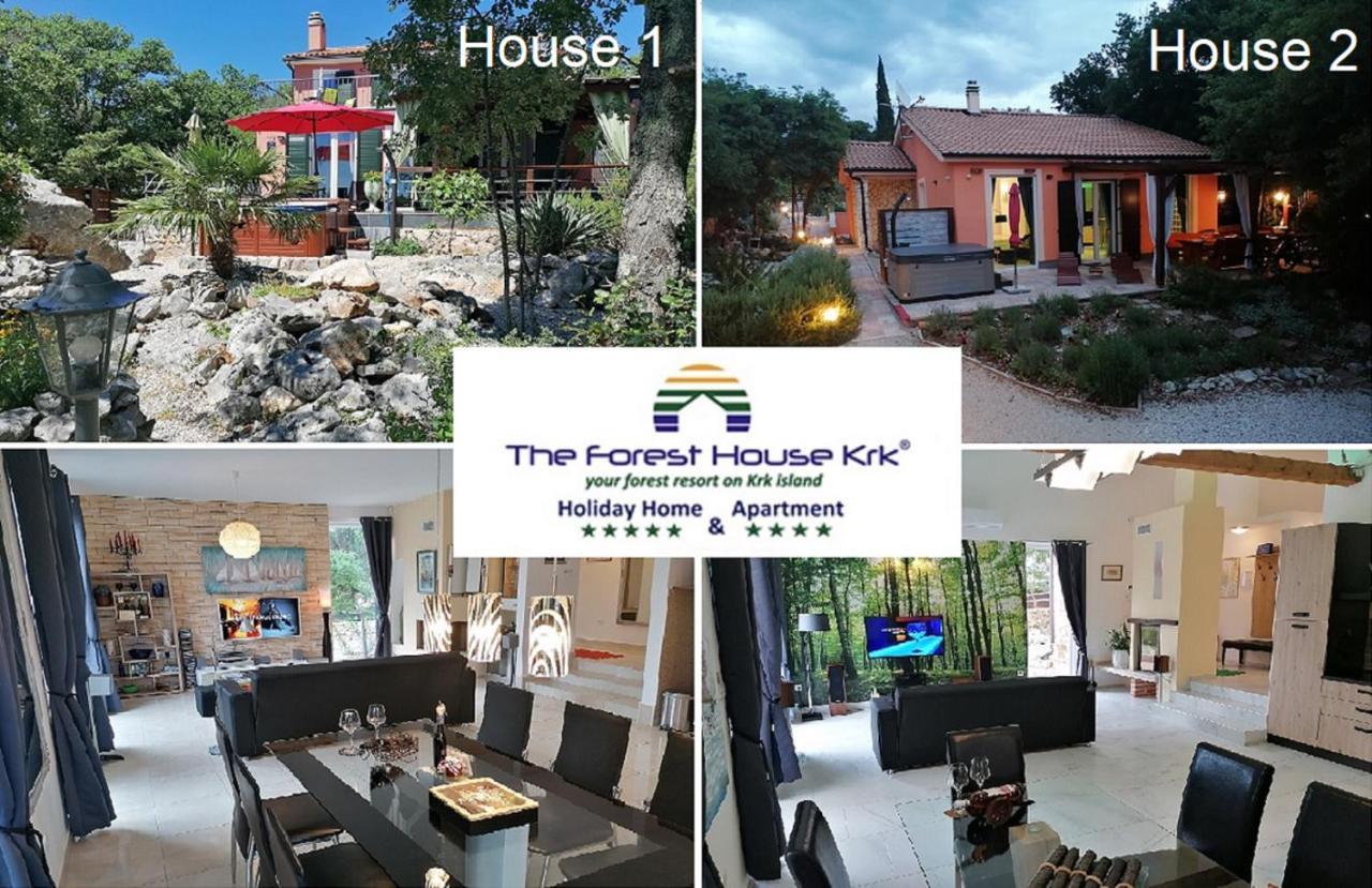 The Forest House Krk 2 Kras Ngoại thất bức ảnh